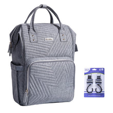 Load image into Gallery viewer, Diaper Bag Backpack Quilted Large Maternity Nursing Fashion Travel Stroller