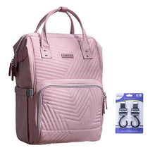 Load image into Gallery viewer, Diaper Bag Backpack Quilted Large Maternity Nursing Fashion Travel Stroller