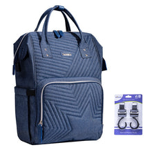Load image into Gallery viewer, Diaper Bag Backpack Quilted Large Maternity Nursing Fashion Travel Stroller