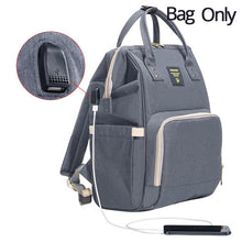 Load image into Gallery viewer, Maternity Diaper Bag Large Nursing Bag Travel Designer Stroller Baby Care Nappy Backpack
