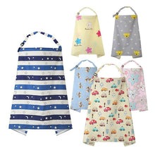 Load image into Gallery viewer, Baby Nursing Covers Breastfeeding Poncho Cover Up Cotton Adjustable Neckline Cover