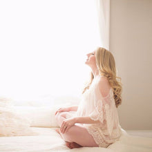 Load image into Gallery viewer, New Maternity Pregnancy Clothes Lace Dress for Pregnant Photo Shoot Clothing