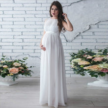 Load image into Gallery viewer, New Maternity Pregnancy Clothes Lace Dress for Pregnant Photo Shoot Clothing