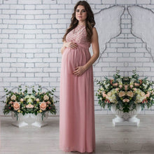 Load image into Gallery viewer, New Maternity Pregnancy Clothes Lace Dress for Pregnant Photo Shoot Clothing