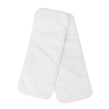 Load image into Gallery viewer, 5PC Reusable Microfibre Bamboo Diaper Insert No Leaking Liner Washable Nappy Insert 3 Layers Cloth Diaper Baby Cover Wrap