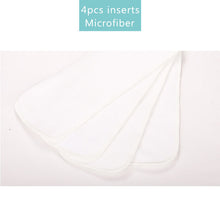 Load image into Gallery viewer, 4pieces Washable Cloth Diaper Adjustable Nappy Reusable