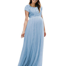 Load image into Gallery viewer, Maternity Dress Long Maxi Gown Fashion Women