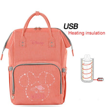 Load image into Gallery viewer, Diaper Maternity Nursing Bag Backpack Travel Stroller USB Heating