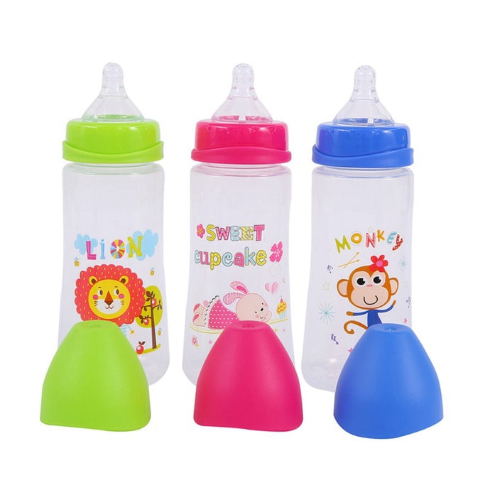 Feeding Baby Bottle Milk Wide Safety Silicone Bottle