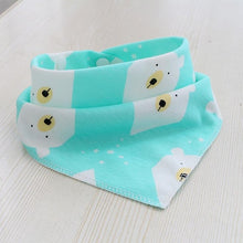 Load image into Gallery viewer, Baby Bibs Waterproof Triangle Cotton Baberos Bandana Absorbent Cloth