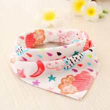 Load image into Gallery viewer, Baby Bibs Waterproof Triangle Cotton Baberos Bandana Absorbent Cloth