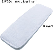 Load image into Gallery viewer, Reusable Washable Diaper Inserts Bamboo Charcoal Cotton Elastic Liners For Baby Nappies