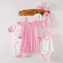 Load image into Gallery viewer, Newborn Baby Tracksuit 100% Cotton Kids Clothes 8Piece/0-3Months/Spring Autumn