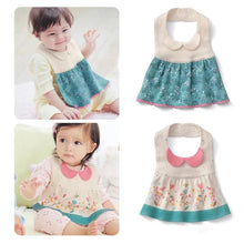 Load image into Gallery viewer, Bib Baby Girl Apron Bibs Breastplate Cotton Waterproof Floral