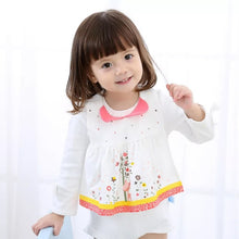 Load image into Gallery viewer, Bib Baby Girl Apron Bibs Breastplate Cotton Waterproof Floral