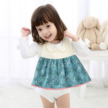Load image into Gallery viewer, Bib Baby Girl Apron Bibs Breastplate Cotton Waterproof Floral