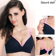 Load image into Gallery viewer, Breastfeeding Cotton Maternity Nursing Sleep Bra For Feeding Mothers