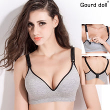 Load image into Gallery viewer, Breastfeeding Cotton Maternity Nursing Sleep Bra For Feeding Mothers
