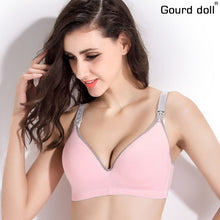 Load image into Gallery viewer, Breastfeeding Cotton Maternity Nursing Sleep Bra For Feeding Mothers