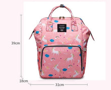 Load image into Gallery viewer, Mommy Maternity Diaper Bag Large Capacity Travel Nappy Waterproof Anti-loss