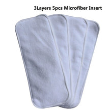 Load image into Gallery viewer, Bamboo Charcoal Cloth Diaper Elastic Inserts for Baby Nappies Reusable Washable