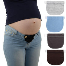 Load image into Gallery viewer, Maternity Waistband Elastic Extender Soft Pants Belt Extension Buckle Button Lengthening Adjustable