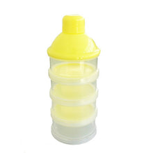 Load image into Gallery viewer, Portable Baby Infant Feeding Milk Powder &amp; Food Bottle Container 3 Cells Grid