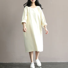 Load image into Gallery viewer, Maternity T-shirt Dress Cotton Dress  For Pregnant Women Long Sleeve