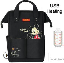 Load image into Gallery viewer, Diaper Maternity Nursing Bag Backpack Travel Stroller USB Heating
