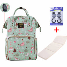 Load image into Gallery viewer, Maternity Diaper Bag Large Nursing Bag Travel Designer Stroller Baby Care Nappy Backpack