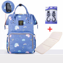 Load image into Gallery viewer, Maternity Diaper Bag Large Nursing Bag Travel Designer Stroller Baby Care Nappy Backpack