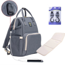 Load image into Gallery viewer, Maternity Diaper Bag Large Nursing Bag Travel Designer Stroller Baby Care Nappy Backpack