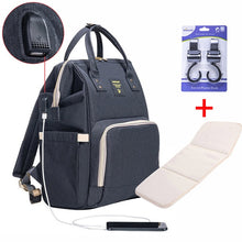 Load image into Gallery viewer, Maternity Diaper Bag Large Nursing Bag Travel Designer Stroller Baby Care Nappy Backpack